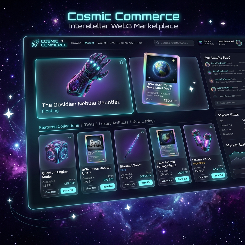Cosmic Marketplace - Web3 & RWA Trading